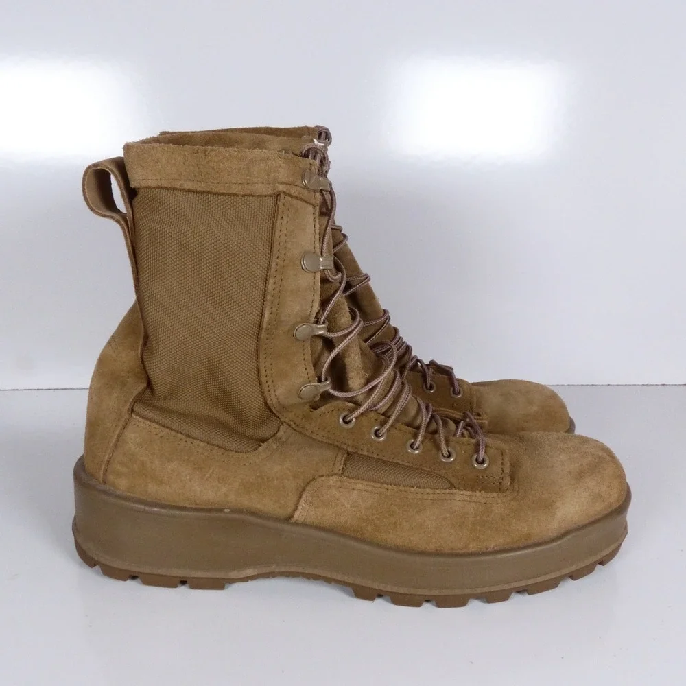 Altama Gore-Tex Combat Boots SPM1C1-12-D-1053 Coyote Brown Size 12R Tan Suede